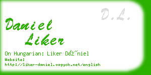 daniel liker business card